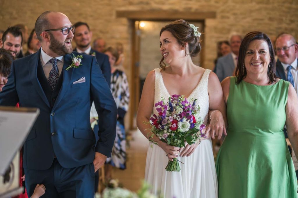 Kingscote Barn Wedding Photography