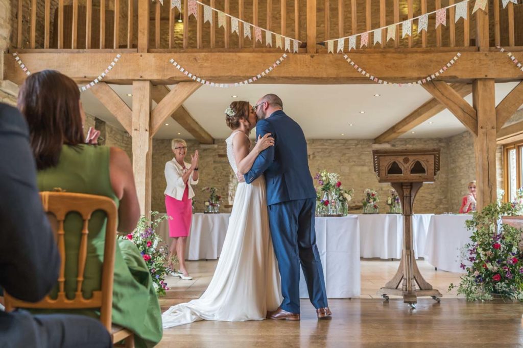 Kingscote Barn Wedding Photography