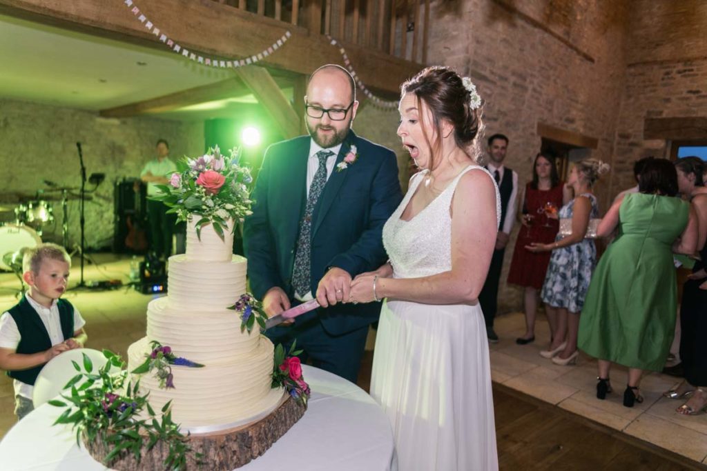 Kingscote Barn Wedding Photography