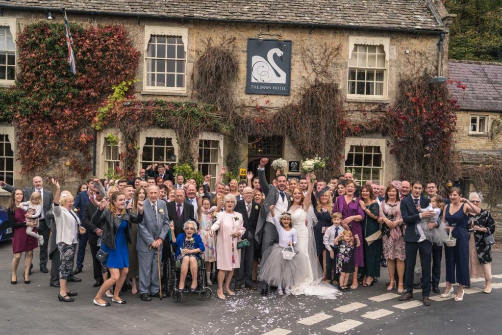 Swan at Bibury Wedding Photographer Lee Hawley Photography Cotswolds