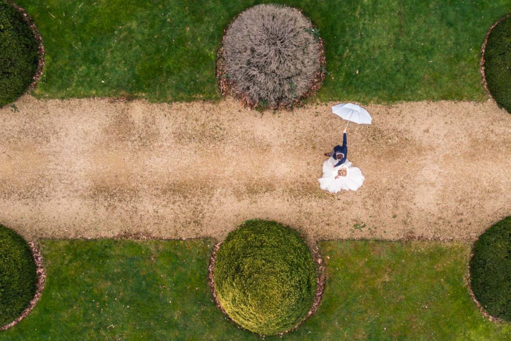 Manor by the Lake Wedding Photography drone