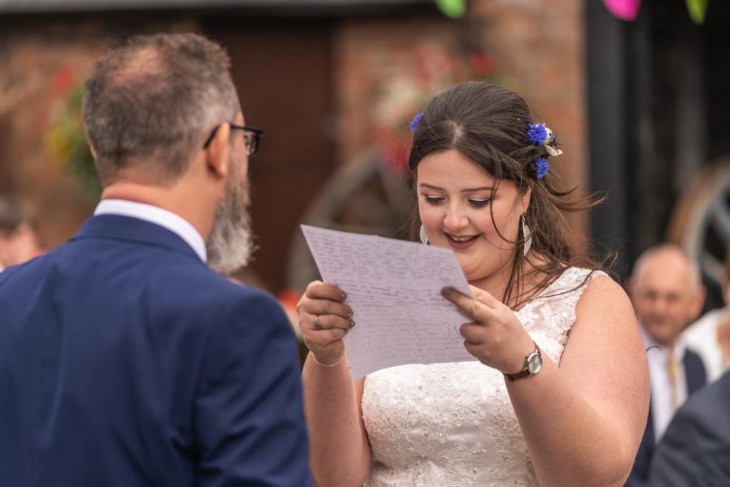 Over Barn wedding photography