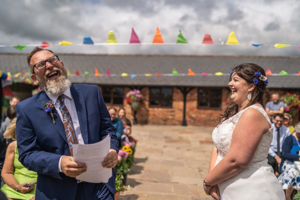 Over Barn wedding photography