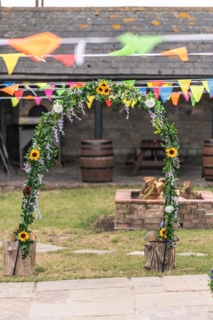 Over Barn wedding photography