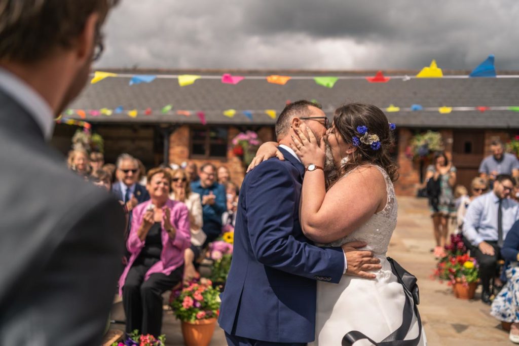 Over Barn wedding photography