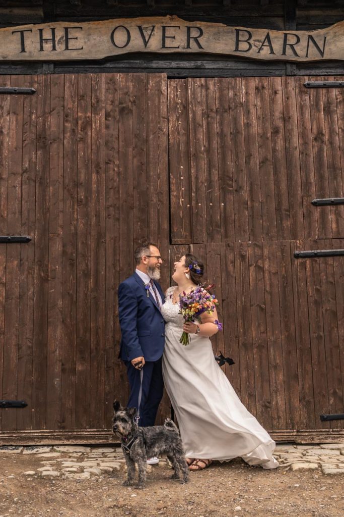 Over Barn wedding photography