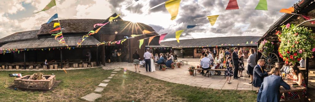 Over Barn wedding photography