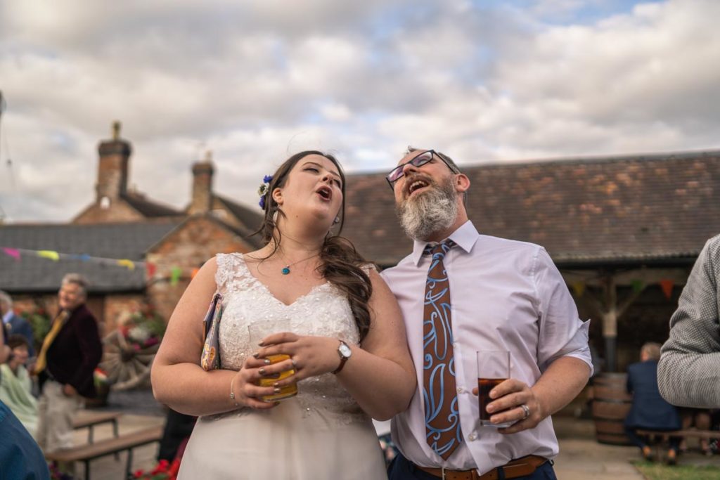 Over Barn wedding photography