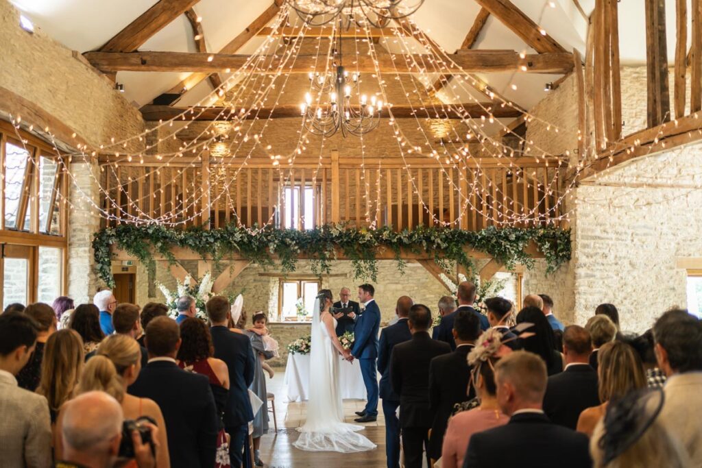 Kingscote Barn Wedding Photography